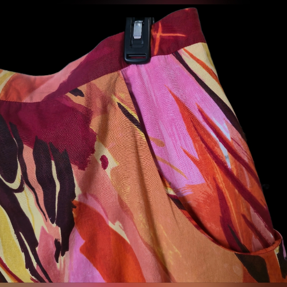 Anthropologie Cordelia "For Big Sky" Vibrant Multicolor Women's Skirt - Picture 5 of 8